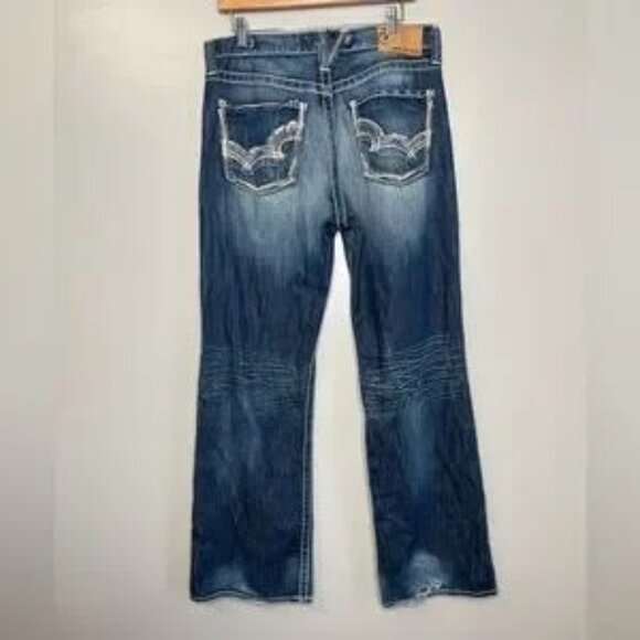 Big Star voyager loose fit distressed jeans size 34L - Picture 2 of 9